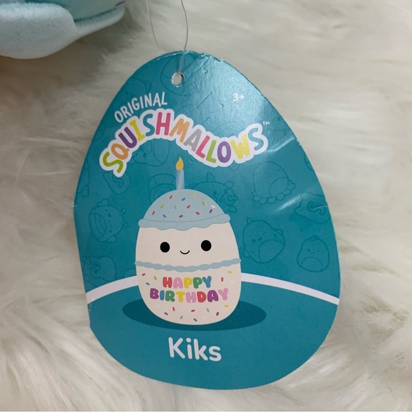 NEW Squishmallows Kiks Happy Birthday 12” Plush - Picture 4 of 6